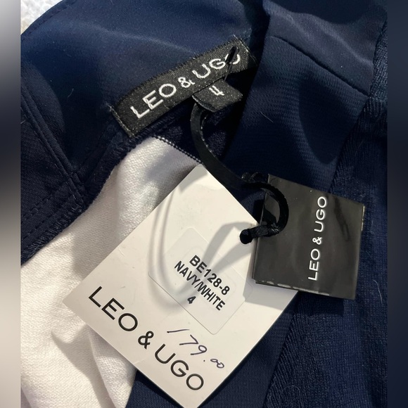 Leo and ugo designer striped top bow - Picture 2 of 2